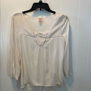 Mossimo Supply Co. Women's Cream Top